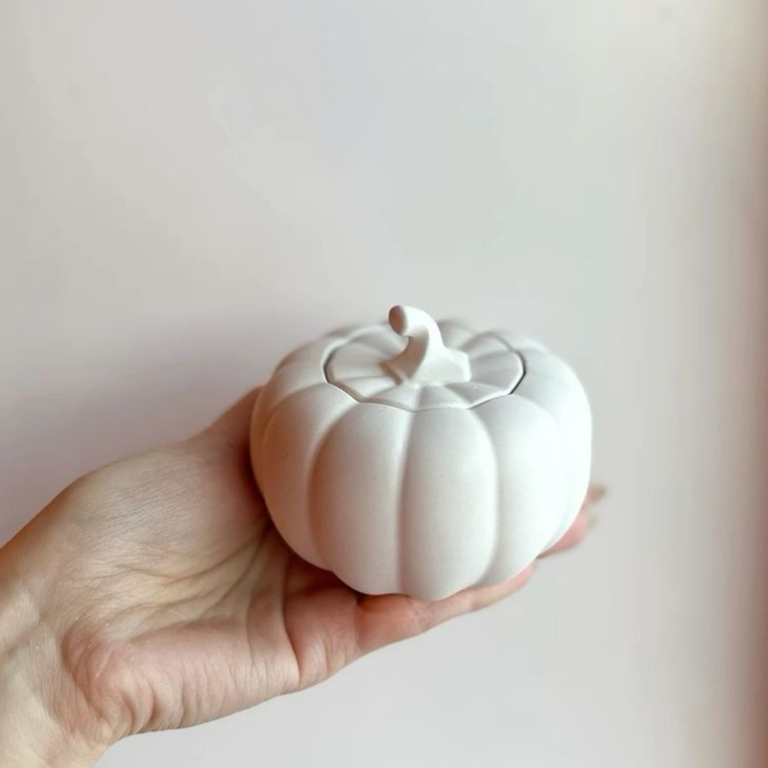 Pumpkin Shape Decorative Candle - Image 2