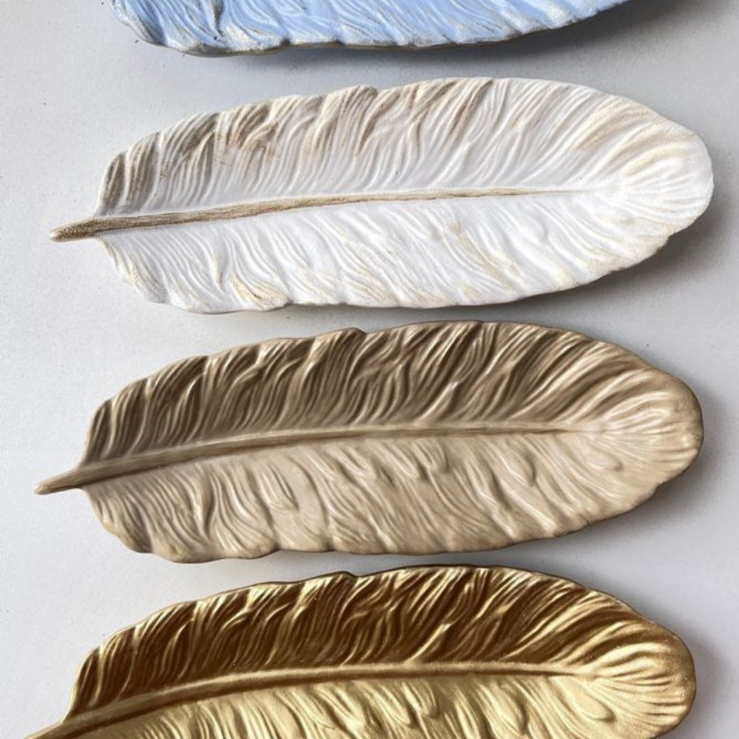 Feather Shape Decorative Tray - Image 3